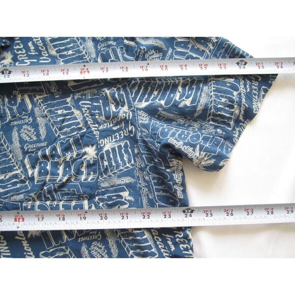 Men Goodfellow 100% Rayon Button US City Print Short Sleeve Shirt Sz XL (MT390) - Picture 5 of 8